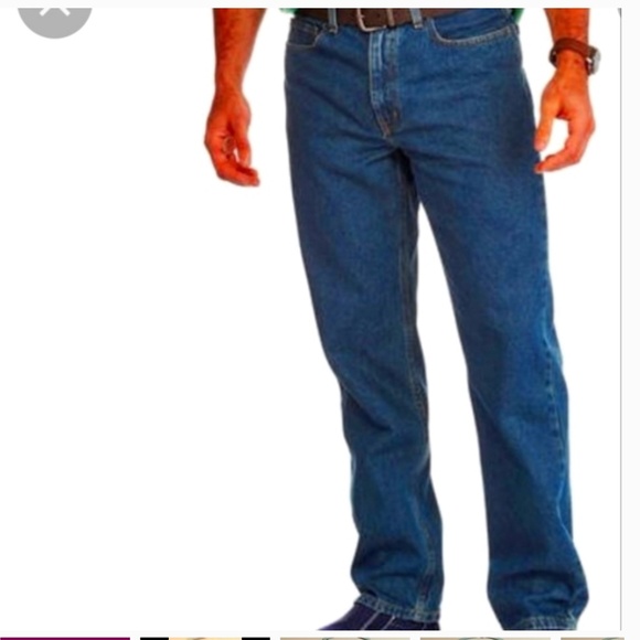 Faded Glory Men's relax fitted Dark Wash Jeans Size 44 x 32 style 116371 - Picture 7 of 7